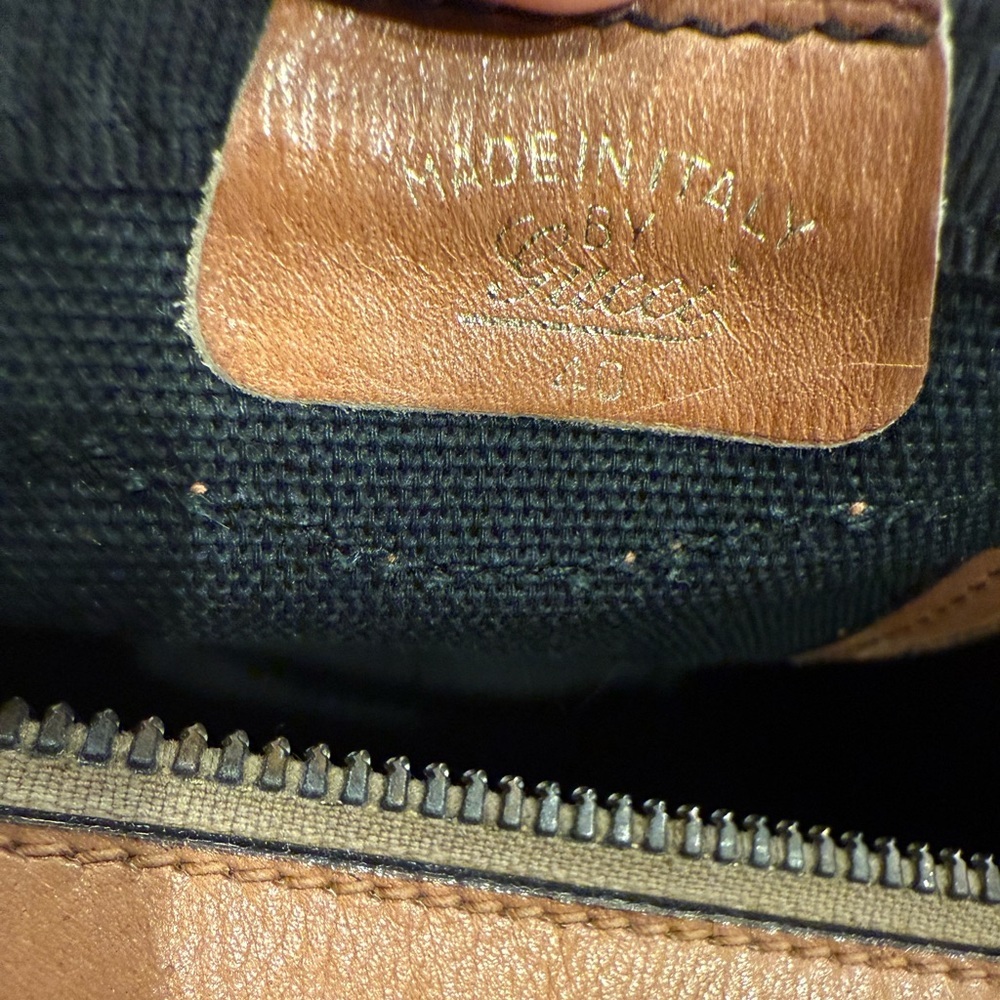 Gucci Black Canvas & Brown Leather Weekend Bag - Picture 16 of 16